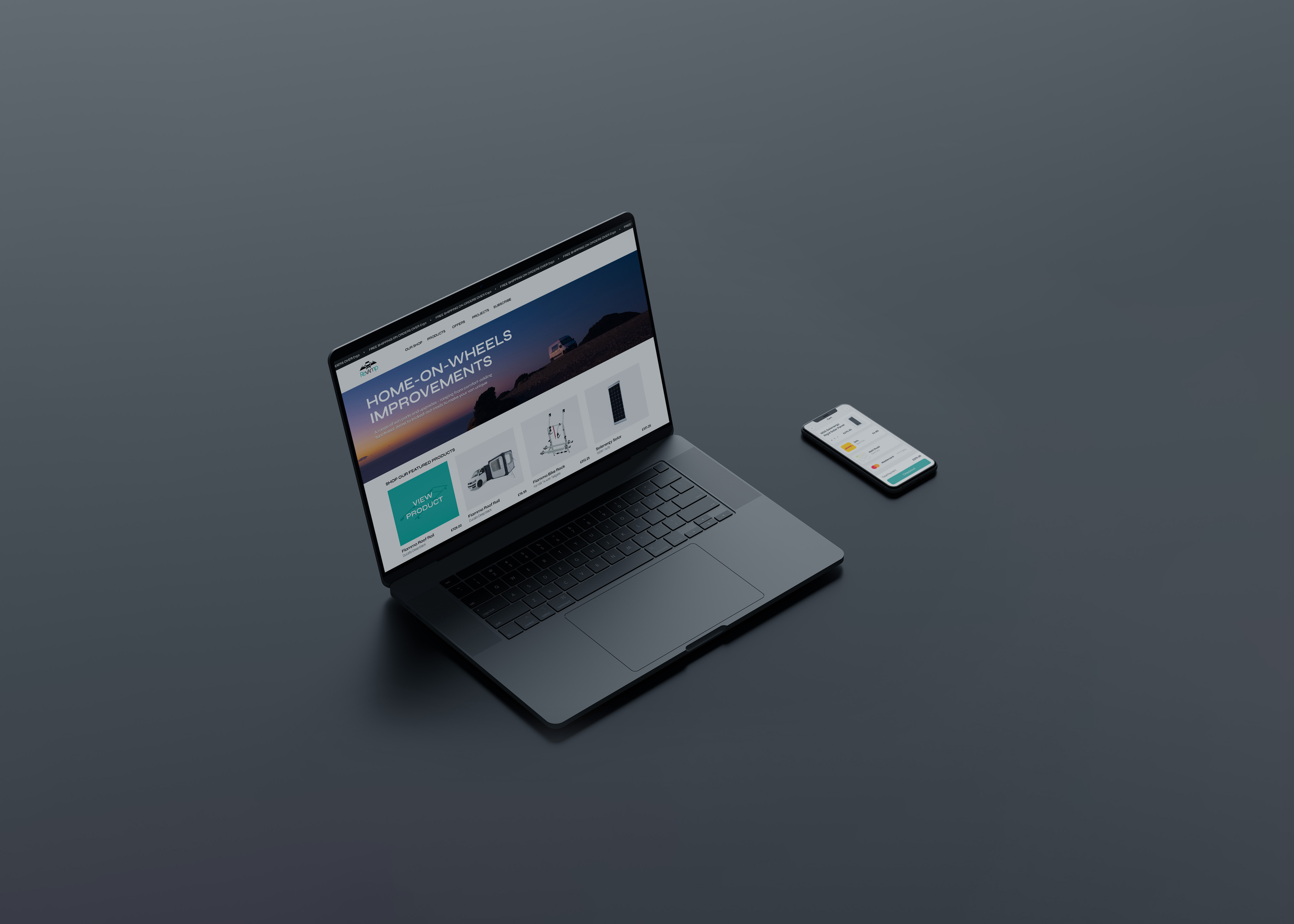 Macbook + iPhone shot